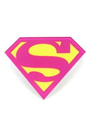 Pink Superman Badge