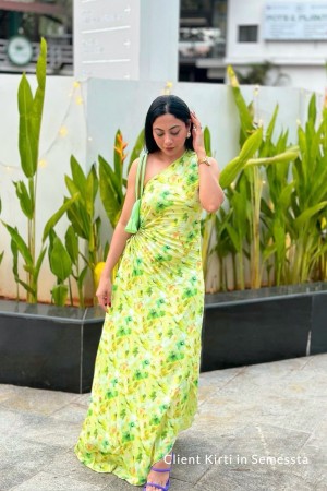 Limoncello Pleated Summer Dress
